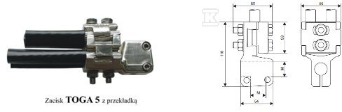 Zacisk transformatora  TOGA 5/M20 z - 1115-811-520-070/004